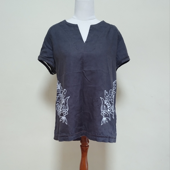 Marco Polo Tops - Marco Polo linen t-shirt